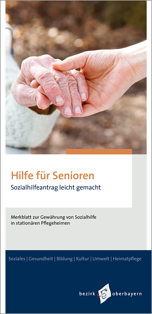 Titelseite des Katalogs Hilfe für Senioren