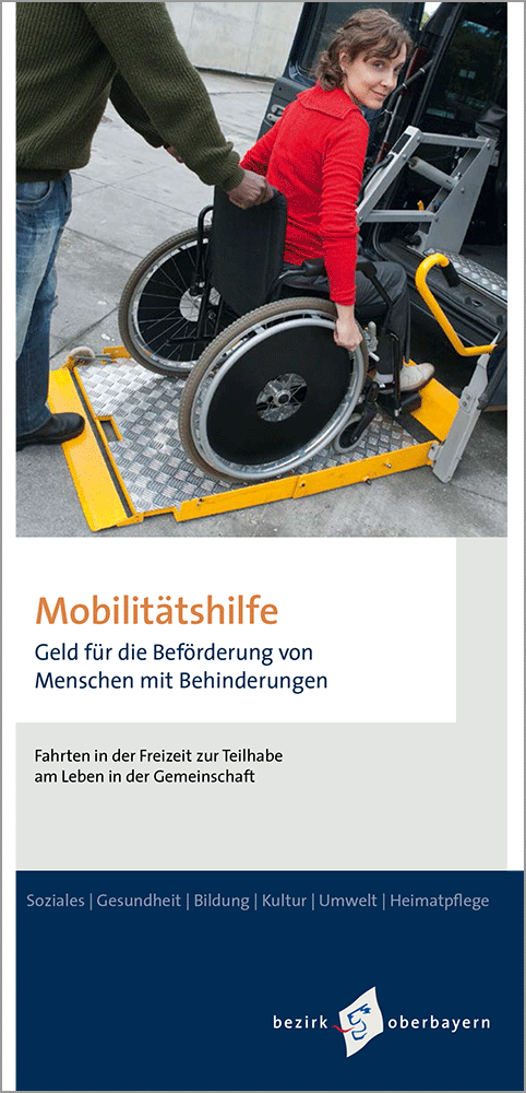 Titelbild der Broschüre Mobilitätshilfe