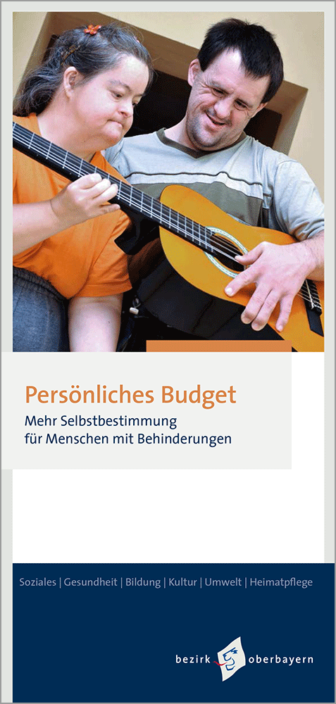 Titelbild der Broschüre Persönliches Budget