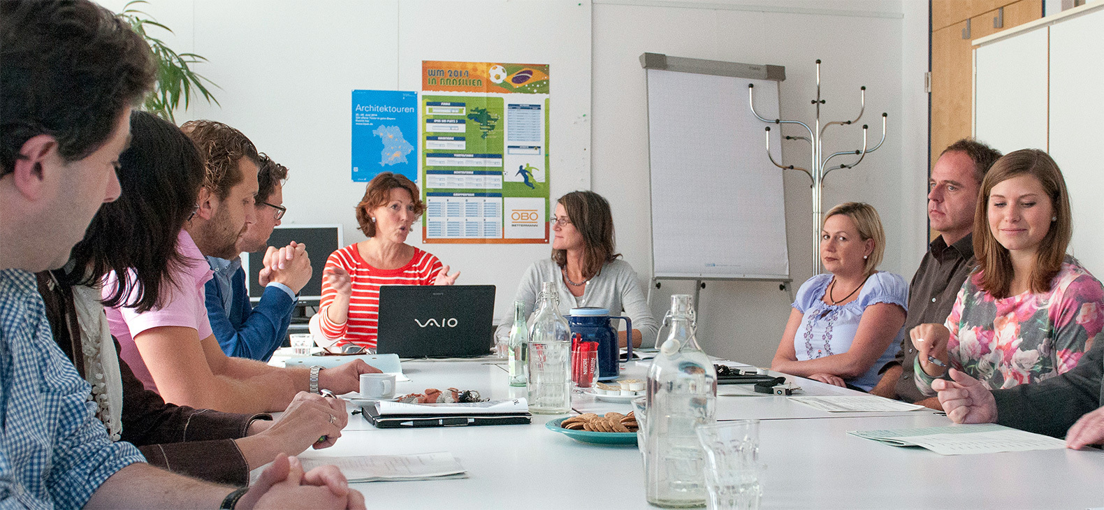 Sitzung mit den Umweltbeauftragten des Bezirks Oberbayern und weitertern Mitarbeitern des Bezirks