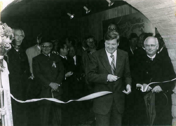 Eröffnung des Freilichtmuseums Glentleiten am 15. Oktober 1976