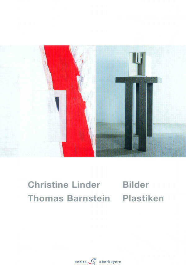 Titelseite des Katalogs "Bilder / Plastiken" von Christine Linder und Thomas Barnstein