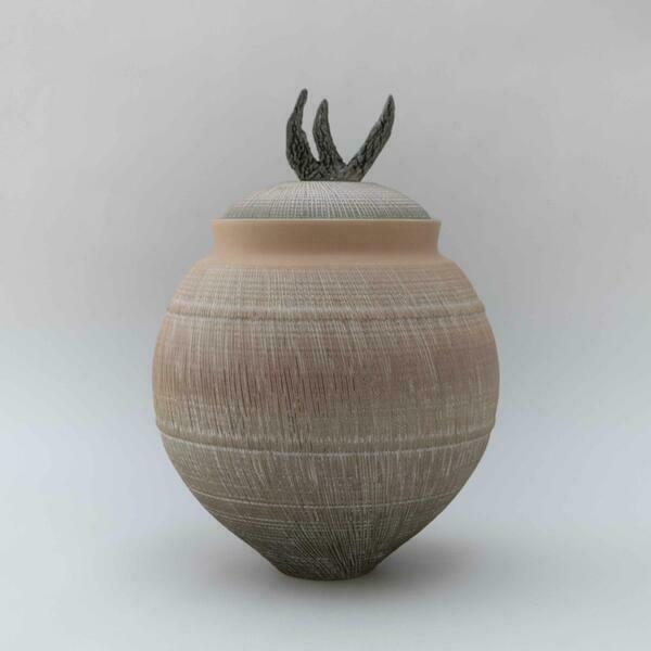Fotografie einer Vase aus Ton