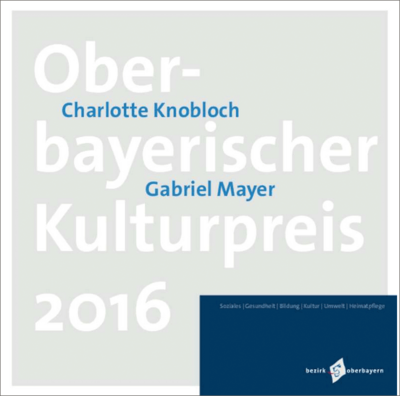 Broschüre zum Oberbayerischen Kulturpreis 2016