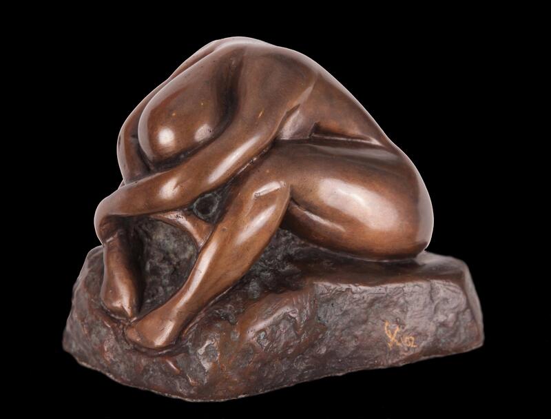 Kleinert-Gaby-Sadness Part I Bronze, patiniert